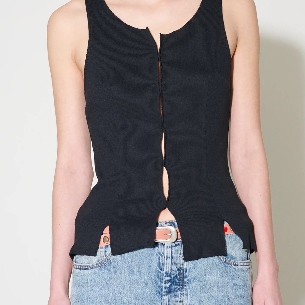 Our Legacy Black Sleeveless Tank Top